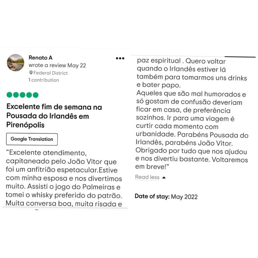 Pousada Do Irlandes Pirenopolis Ngoại thất bức ảnh